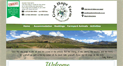Desktop Screenshot of goodhopefarm.co.za